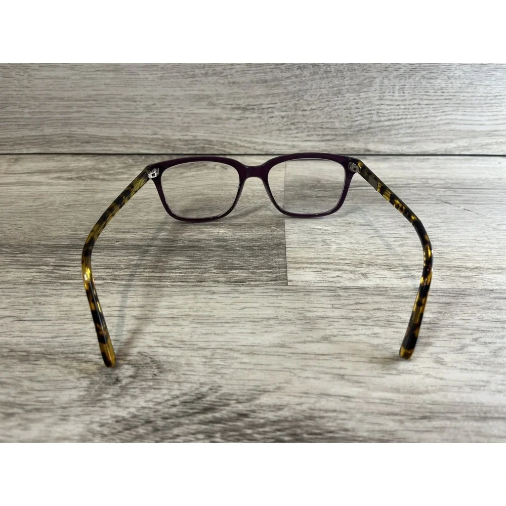 7 for all Mankind PURCR 776 Purple Rectangle‎ Womens Eyeglasses Frames Only 52mm